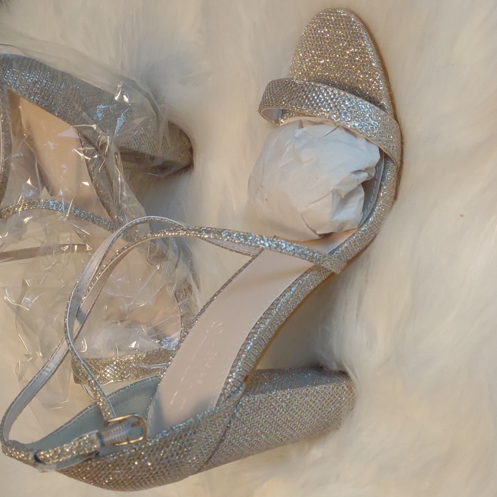 Brand New Metallic Gold Shimmer Heels